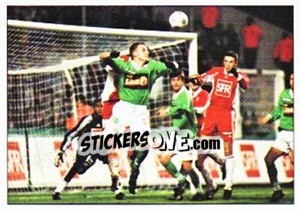 Sticker Pédron a un pied gauche de rêve - Association Sportive de Saint-Étienne 2000-2001 - Panini