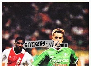 Sticker Stéphane Pédron (puzzle 1) - Association Sportive de Saint-Étienne 2000-2001 - Panini