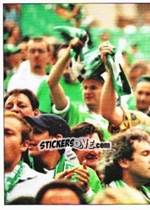 Sticker Supporters  (puzzle 1) - Association Sportive de Saint-Étienne 2000-2001 n. 116 - Panini