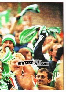 Sticker Supporters  (puzzle 2) - Association Sportive de Saint-Étienne 2000-2001 n. 117 - Panini
