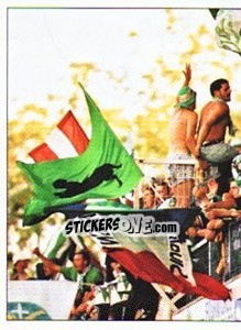 Sticker Supporters  (puzzle 1) - Association Sportive de Saint-Étienne 2000-2001 n. 118 - Panini