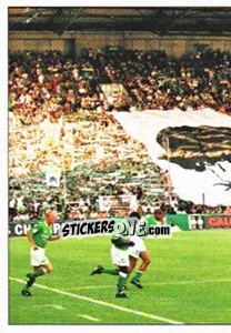 Sticker Les Magics Fans (puzzle 1) - Association Sportive de Saint-Étienne 2000-2001 n. 120 - Panini