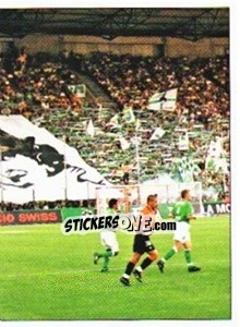 Sticker Les Magics Fans (puzzle 2) - Association Sportive de Saint-Étienne 2000-2001 n. 121 - Panini
