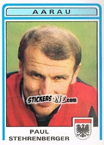 Sticker Paul Stehrenberger - Football Switzerland 1982-1983 - Panini