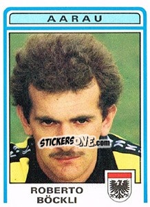 Sticker Roberto Bockli - Football Switzerland 1982-1983 - Panini