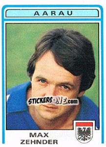 Sticker Max Zehnder - Football Switzerland 1982-1983 n. 10 - Panini