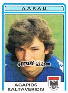 Sticker Agapios Kaltaveridis - Football Switzerland 1982-1983 n. 12 - Panini