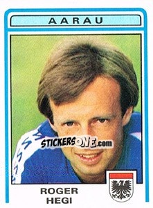 Sticker Roger Hegi - Football Switzerland 1982-1983 - Panini