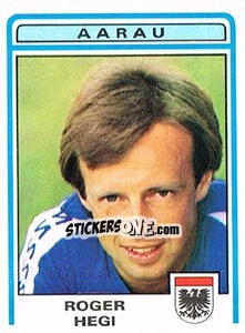 Sticker Roger Hegi - Football Switzerland 1982-1983 n. 14 - Panini