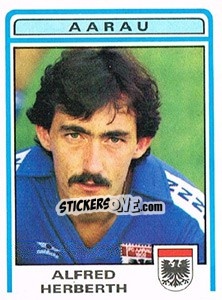 Sticker Alfred Herberth - Football Switzerland 1982-1983 - Panini