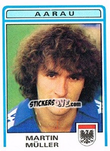 Figurina Martin Muller - Football Switzerland 1982-1983 n. 17 - Panini