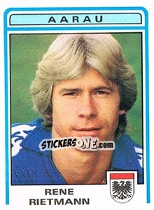 Sticker Rene Rietmann - Football Switzerland 1982-1983 - Panini