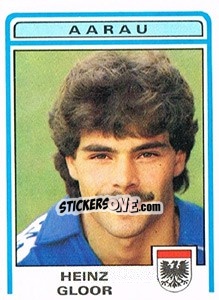 Sticker Heinz Gloor - Football Switzerland 1982-1983 n. 19 - Panini