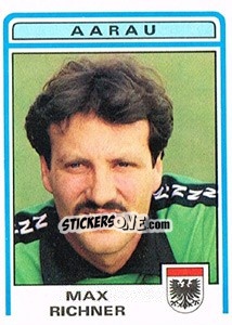 Sticker Max Richner - Football Switzerland 1982-1983 - Panini