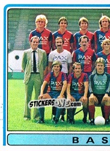 Sticker Team Photo (puzzle 1) - Football Switzerland 1982-1983 - Panini