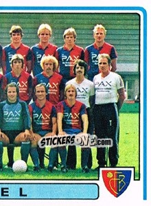 Sticker Team Photo (puzzle 2) - Football Switzerland 1982-1983 - Panini