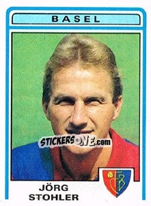 Figurina Jorg Stohler - Football Switzerland 1982-1983 - Panini