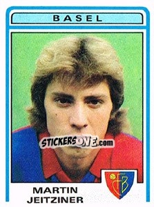 Sticker Martin Jeitziner - Football Switzerland 1982-1983 - Panini