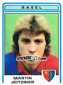 Sticker Martin Jeitziner - Football Switzerland 1982-1983 n. 32 - Panini