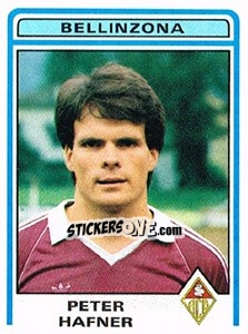 Cromo Peter Hafner - Football Switzerland 1982-1983 - Panini
