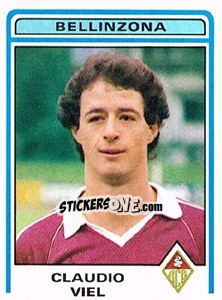 Sticker Claudio Viel - Football Switzerland 1982-1983 - Panini