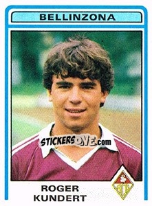 Figurina Roger Kundert - Football Switzerland 1982-1983 n. 50 - Panini
