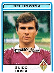 Cromo Guido Rossi - Football Switzerland 1982-1983 - Panini