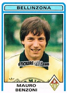 Cromo Mauro Benzoni - Football Switzerland 1982-1983 - Panini