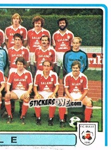 Sticker Team Photo (puzzle 2) - Football Switzerland 1982-1983 n. 62 - Panini