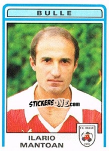 Sticker Ilario Mantoan - Football Switzerland 1982-1983 - Panini