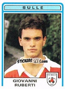 Sticker Giovanni Ruberti - Football Switzerland 1982-1983 - Panini