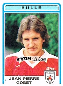 Sticker Jean-Pierre Gobet - Football Switzerland 1982-1983 - Panini