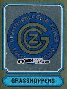 Sticker Badge - Football Switzerland 1982-1983 n. 76 - Panini