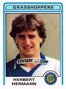 Figurina Herbert Hermann - Football Switzerland 1982-1983 n. 82 - Panini