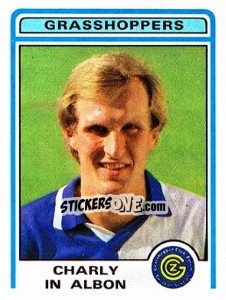 Sticker Charly in Albon - Football Switzerland 1982-1983 - Panini