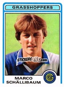 Sticker Marco Schallibaum - Football Switzerland 1982-1983 n. 84 - Panini