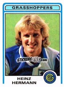 Cromo Heinz Hermann - Football Switzerland 1982-1983 n. 85 - Panini