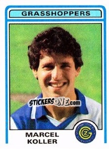 Sticker Marcel Koller - Football Switzerland 1982-1983 n. 86 - Panini