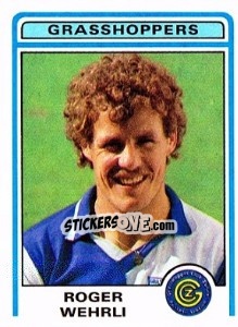 Figurina Roger Wehrli - Football Switzerland 1982-1983 n. 88 - Panini
