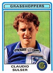 Sticker Claudio Sulser - Football Switzerland 1982-1983 n. 91 - Panini