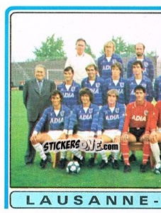 Figurina Team Photo (puzzle 1) - Football Switzerland 1982-1983 - Panini