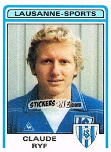 Cromo Claude Ryf - Football Switzerland 1982-1983 - Panini