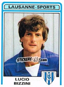 Sticker Lucio Bizzini - Football Switzerland 1982-1983 - Panini