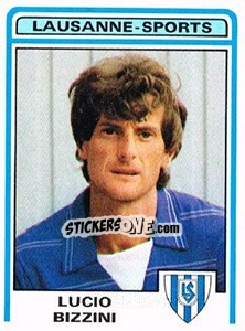 Sticker Lucio Bizzini - Football Switzerland 1982-1983 n. 100 - Panini