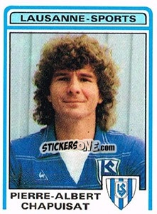 Figurina Pierre-Albert Chapuisat - Football Switzerland 1982-1983 n. 102 - Panini