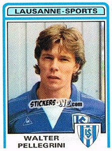 Figurina Walter Pellegrini - Football Switzerland 1982-1983 n. 110 - Panini