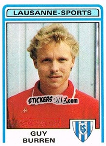 Sticker Guy Burren - Football Switzerland 1982-1983 n. 111 - Panini