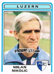 Sticker Milan Nikolic - Football Switzerland 1982-1983 - Panini