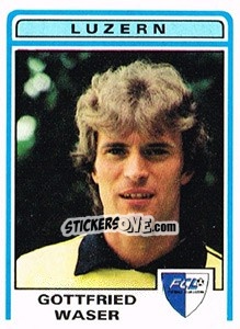 Figurina Gottfried Waser - Football Switzerland 1982-1983 n. 114 - Panini