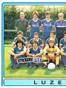 Sticker Team Photo (puzzle 1) - Football Switzerland 1982-1983 - Panini